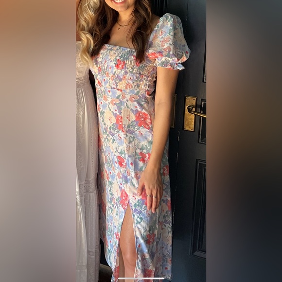 ASTR The Label MIDI Floral Dress size M - Picture 1 of 5
